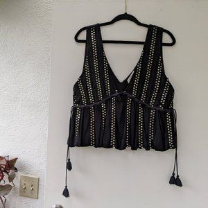 Anthropologie Forever That Girl Sequin Blouse